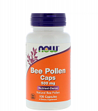 NOW Bee Pollen 500 mg, 100 капс.