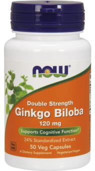 NOW NOW Ginkgo Biloba 120 mg, 50 капс. 