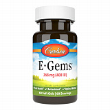Carlson Labs E-Gems® 400 IU, 60 капс.