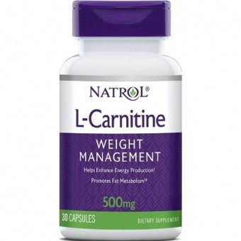 Natrol Natrol L-Carnitine 500 mg Capsules, 30 капс. Л-Карнитин