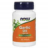 NOW Garlic Oil 1500 mg, 100 капс.