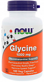 NOW Glycine 1000 мг, 100 капс.