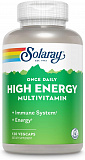 Solaray Once Daily High Energy Multivitamin, 120 капс.