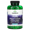 Swanson Triple Magnesium Complex 400 mg, 300 капс.