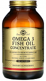 Solgar Omega-3 Fish Oil Concentrate Softgels, 120 капс.