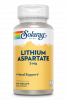 Solaray Lithium Aspartate 5мг, 100 капс.