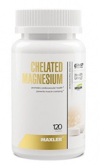 Maxler Maxler Chelated Magnesium, 120 таб. 