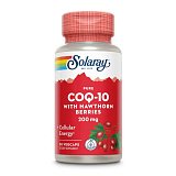 Solaray Pure CoQ-10 with Hawthorn Berries 200 мг, 30 капс.