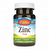 Carlson labs Zinc, 100 таб.