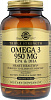 Solgar Solgar Triple Strength Omega-3 950 mg EPA & DHA Softgels, 50 капс. 