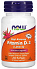 NOW NOW Vitamin D-3 2000 IU, 120 капс. 