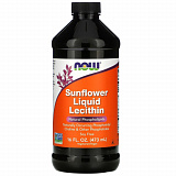 Now Sunflower Liquid Lecithin, 16 fl. oz (473 мл)