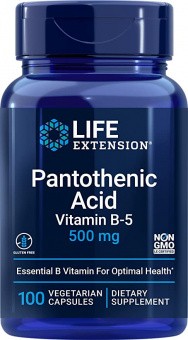 LIFE Extension LIFE Extension Pantothenic Acid (Vitamin B-5) 500 mg, 100 капс. 