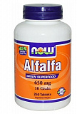 NOW ALFALFA 10 grain 650 mg, 500 таб.