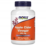 NOW Apple Cider Vinegar 450 mg, 180 капс.