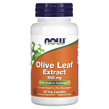 Now Olive Leaf Ext 500 mg, 60 капс.