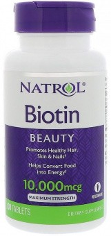 Natrol Natrol  Biotin 10,000 mcg Fast Dissolve, 100 таб. 
