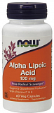 NOW Alpha Lipoic Acid 100 mg, 60 капс.