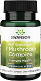 Swanson Full Spectrum 7 Mushroom Complex, 60 капс.