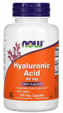 Now Hyaluronic Acid 50 mg with MSM, 120 капс.