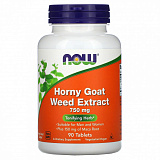 Now Horny Goat Weed Extract 750 mg, 90 таб.
